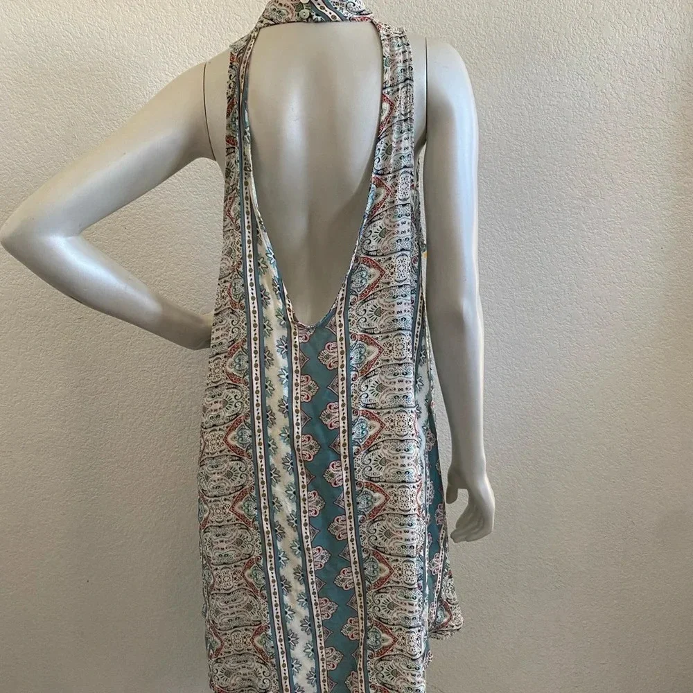 Intimately Free People Mock Neck Slip Dress Boho Large - Picture 4 of 14